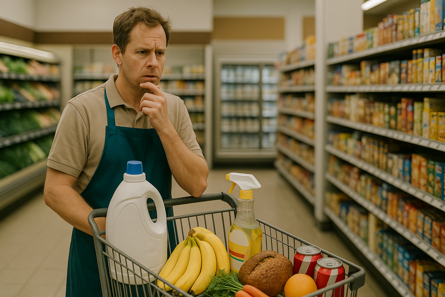 Supermarket Confused